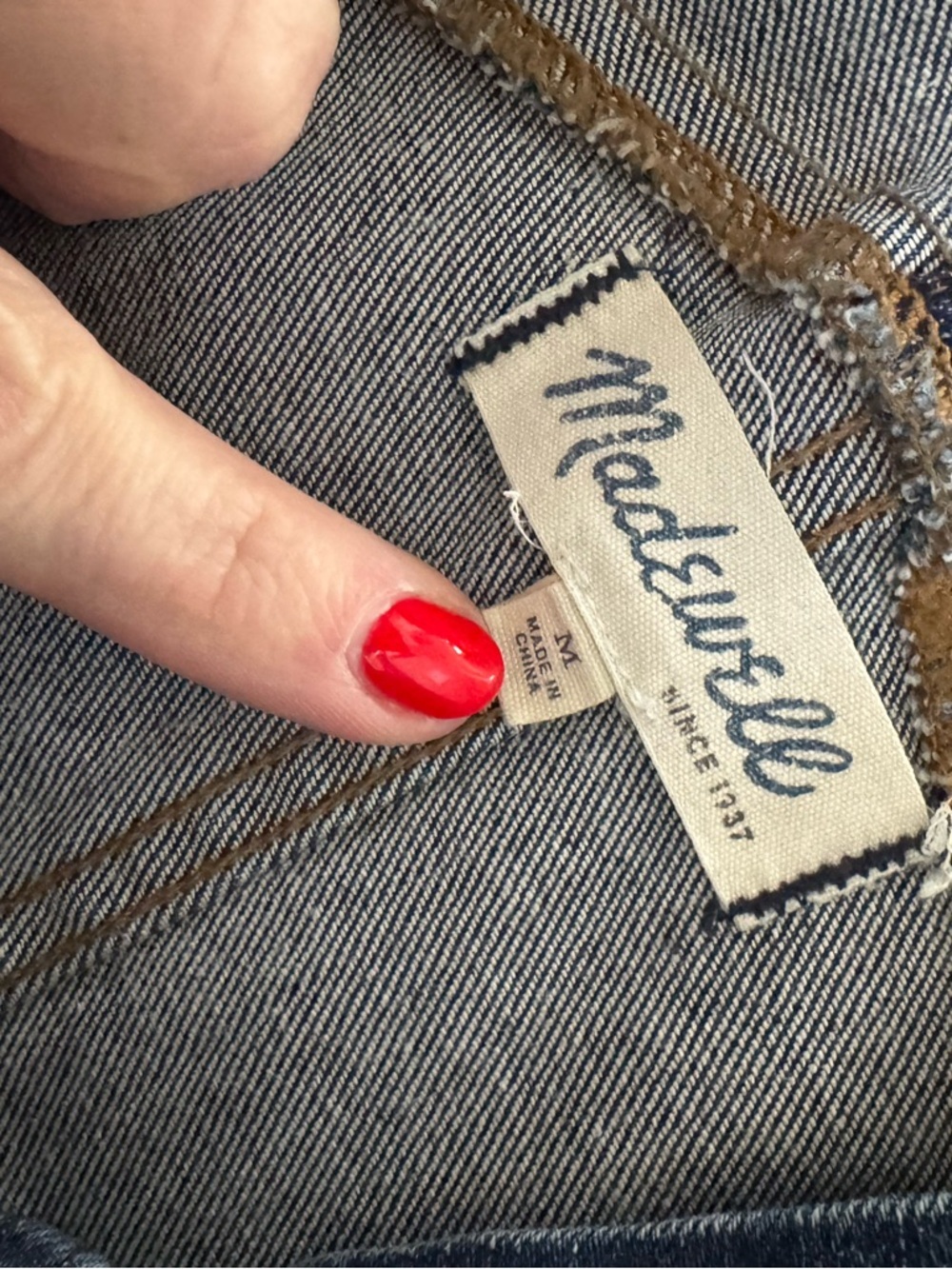 Madewell Blue Denim Women's Overalls - Picture 3 of 11